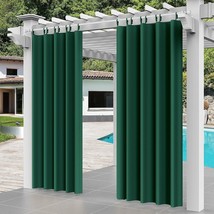 Outdoor Patio Curtains Waterproof Detachable Top 52&quot;x108&quot; UV Protectant 1 Panel - £25.80 GBP