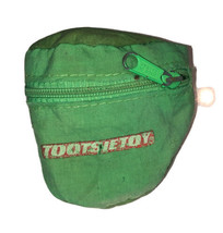 Tootsietoy Vintage “Made In Taiwan” Green Miniature Fanny Pack W/ Zipper - £6.27 GBP