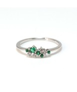 Green CZ Ring, 925 Sterling Silver, Cubic Zirconia, Gemstones Rings, Gem... - £20.83 GBP