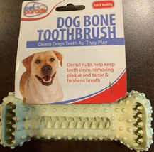 New Dog Bone Cleans Teeth &amp; Play Toy &amp; Toothbrush Treat - $10.88