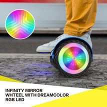 Purple 6.5&quot; Mini Smart Hoverboard - Bluetooth And LED Lights - Self Bala... - $250.00