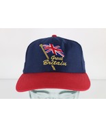 Vintage 90s Streetwear Spell Out Great Britain Union Jack Snapback Hat C... - €17,01 EUR