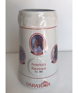 NYRA Stein Saratoga Springs Race Track Ceramic Beer Mug 9 Thoroughbred H... - $282.25 MXN