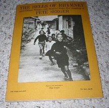 Pete Seeger Songbook Bells Of Rhymney Songs And Stories Vintage 1964 Oak Pub. - £59.94 GBP