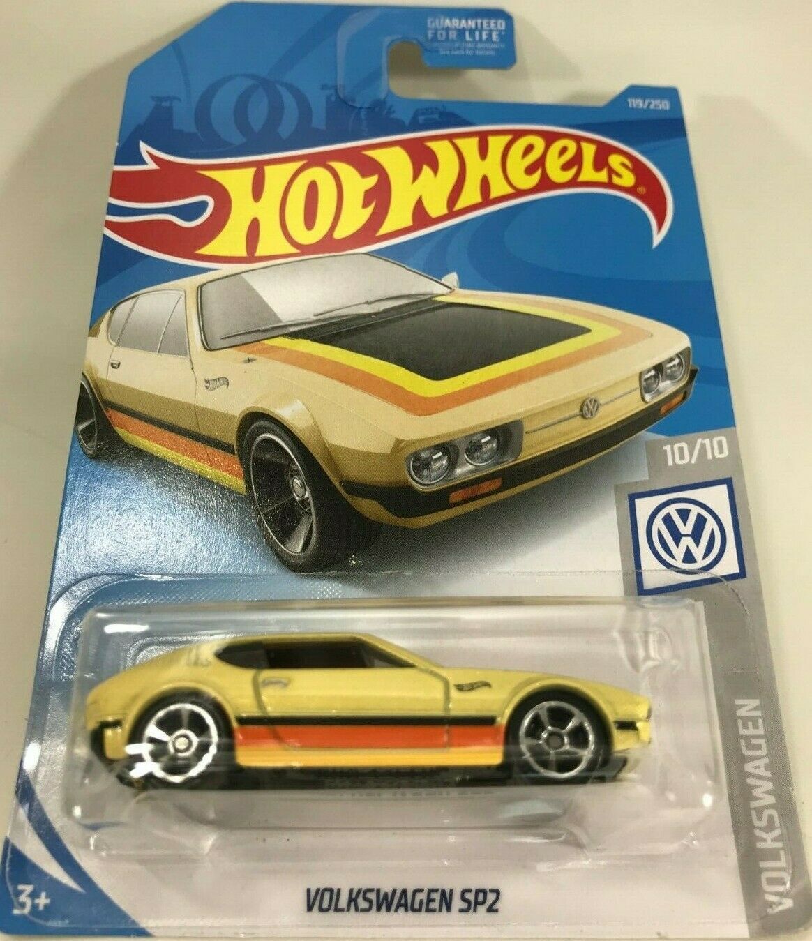 Hot Wheels - Volkswagen SP2 - Scale 1:64 - Yellow - $9.95