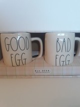 Rae Dunn Mugs Set Of 2 NEW   “Good Egg/Bad Egg” Mug LL MAGENTA FARMHOUSE... - £23.79 GBP