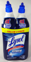 Lysol Power Toilet Bowl Gel Cleaner, 24 fl oz (2 Pack) - $21.79