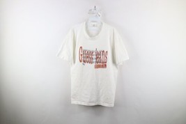 Vintage 90s Guess Mens Large Distressed Spell Out Work Wear T-Shirt White USA - £44.17 GBP