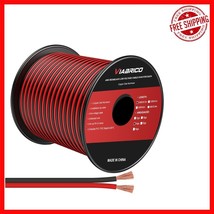 Durable 14AWG 100FT Red Black Wire - Flame Retardant and Moisture Resistant - $30.68