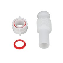 Oatey Sink Drain Tailpiece Extension Tube Form and Fit White Plastic Sli... - £7.15 GBP