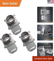 Aluminum Blast Gate 2-1/2 Inch, w/Anti Clog and Air Leak Seal for Dust C... - $97.03