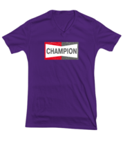 Retro TShirt Champion Once Upon a Time in Hollywood Purple-V-Tee  - £17.54 GBP