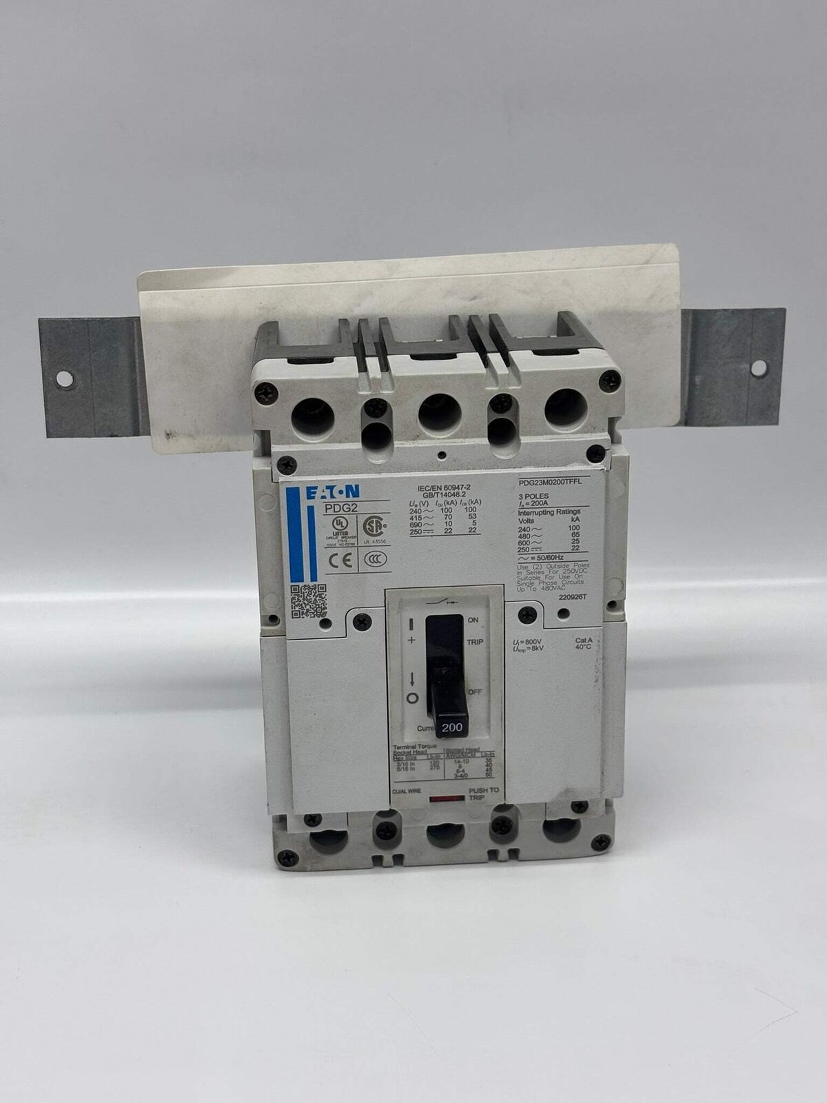 Eaton PDG2 Power Defense Molded Case Circuit Breaker - $299.20