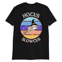 PersonalizedBee Hocus Slowcus Cute Halloween Sloth T-Shirt Funny Sarcastic Costu - £15.62 GBP+