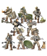 8 pcs Special Ground Forces Building Blocks Minifigures, MOC WW2 Army Mi... - $71.13 CAD