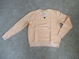 BNWT FILA Crewneck Women&#39;s Sweatshirt w/ Pockets, Size S, Color Peach, P... - £8.55 GBP