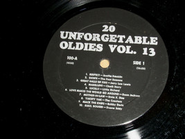20 Unforgettable Oldies Vol. 13 Vinyl Record Album Various Artists Vintage - $25.99