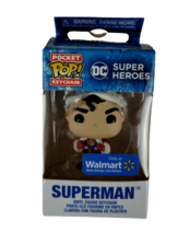 Pocket Pop Keychain Superman Santa Walmart Exclusive New - £8.81 GBP