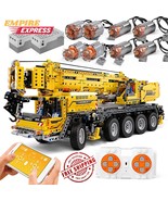 Technical Crane Building Kits APP RC Crane Truck Model Sets Bricks Toys - $282.99