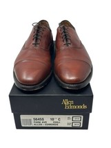 Allen Edmonds Park Ave 5645S Cap Toe Men Lace Shoe Oxfords Sz 10.5 C Brown Chili - £186.24 GBP