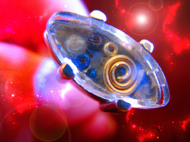 HAUNTED ANTIQUE ORGONE RING 300,000X ALIGN LINES ENERGY GAIN ABILITIES MAGICK image 2