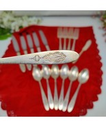 15 Oneida Community Silver Plate 1923 Bird of Paradise D Forks Teaspoons... - $563.99 MXN