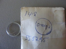Vintage Omega Crystal SS 5295  14.8 Round NOS - $551.17 MXN