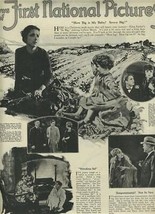 First National Pictures Magazine Ad 1924 Coleen Moore Ben Lyon So Big  - £13.99 GBP