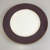 Spode Sutton Aubergine Purple Fine Bone China Salad Dessert Plate 8&quot; - $24.01