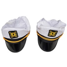 Two Sailor Captain Hats Cap Anchor Boat Ship Yacht Officer Costume Roma H107DS - £7.96 GBP