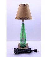 Complete Package Heineken Beer Bottle TABLE LAMP Candelabra Bulb &amp; Laced... - £42.80 GBP