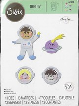 Sizzix Thinlits. Astronaut cutting dies set. Cardmaking Scrapbooking Die Cutting - £9.79 GBP