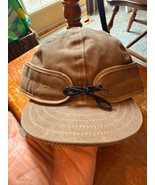 NEW NWT Stormy Kromer Waxed Canvas Insulated Cap/Hat Brown Quilted Sz 7-1/4 - $90.93 CAD