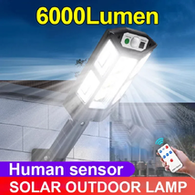  Outdoor Solar LED Lamp Super Bright Solar Street Light with Motion Sensor  - $22.18