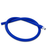 LeLuv Silicone Hose 24 Inch Slippery Coated + Fitting Non-Collapsible Ro... - £9.33 GBP