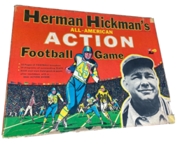 Vintage Herman Hickman All American Action Football Game by Lowel Rare 1955 - $32.66