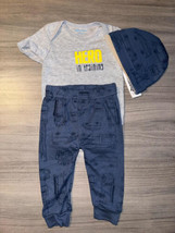 MSRP $30 Baby Views &quot;Hero&quot; 3-Piece Set Size 6-9M DEFECT - $19.80