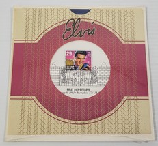 *R) 1993 Elvis Presley USPS First Day Issue Ceremony Program #9917 Stamp 29 Cent - £6.30 GBP