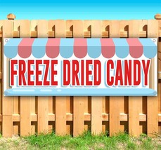 Freeze Dried Candy Banner Advertising Vinyl Flag Sign Many Sizes Food, Sweets - £21.94 GBP+
