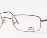 Piensa En Rosa TP161 HK227 Plata /Negro ÚNICO RARO GAFAS 47-20-135mm Italia - $92.06