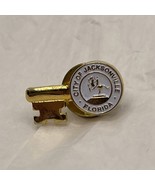 Jacksonville Florida City State Souvenir Tourism Enamel Lapel Hat Pin Pi... - £4.64 GBP