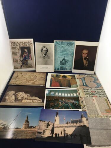 Lit Of 13 Postcards Scrapbooking Papercraft Unsent P12 - $0.98