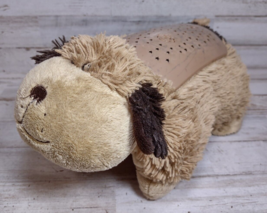 Pillow Pets Dream Lites Brown Puppy Dog Plush Night Light Projector Star... - £6.36 GBP