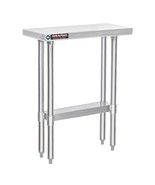 DuraSteel 30x12 Narrow Stainless Steel Table - NSF Small Food Prep Work ... - €110,16 EUR