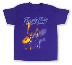 Prince and the Revolution, Purple Rain, Estate Licensed Purple T-Shirt, Large - $24.14