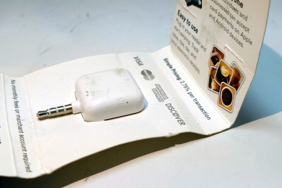 Square Credit Card Reader for Contactless Chip Card Swiper - $19.14