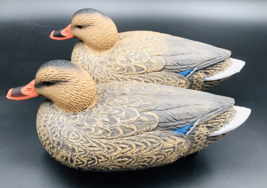 Two (2) Vintage 2012 Hard Core Whaletail Promo Mallard Hen Plastic Duck ... - $21.49