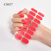 Full Size Nail Wraps Stickers Manicure 3D Strips CA Model #CS027 - $4.40