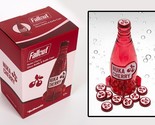 Fallout 4 Nuka Cola Cherry Glass Rocket Bottle + 10 Bottle Caps Replica ... - £119.22 GBP