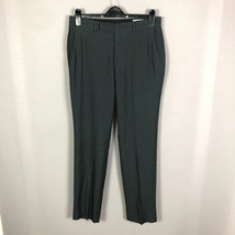 Kennth Cole Gray Techni Cole Micro Dot Flat Front Dress Pants Size 31W - $40.00